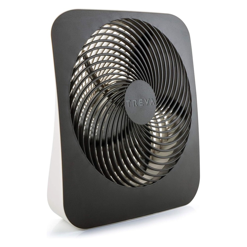 10-Inch Portable Fan, Powered by Battery and/or AC Adapter - Desk Fan Air Cir...