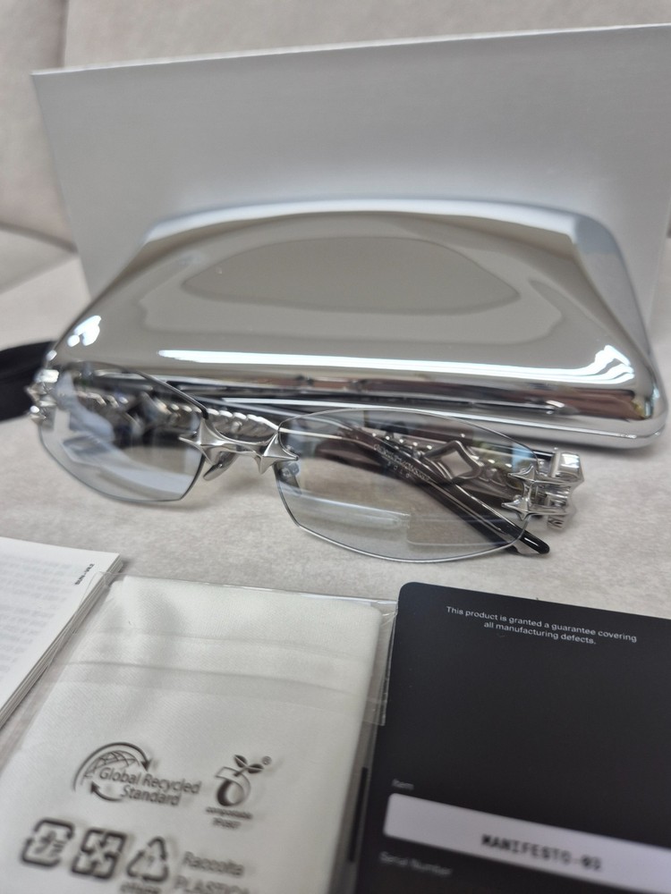 NEW Gentle Monster Manifesto 02 Silver Gray 100% Authentic FAST&SAFE