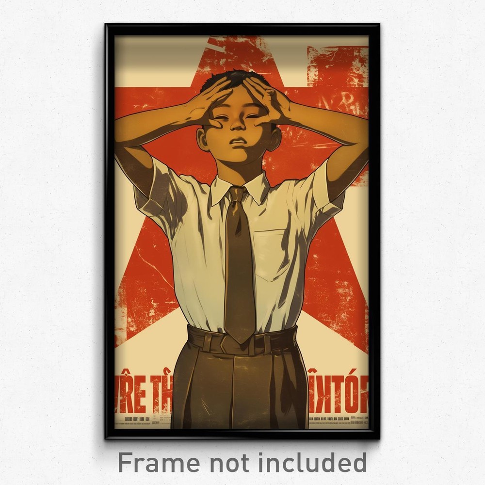 Vietnamese Film Poster - Discontent Boy in Stylish Necktie