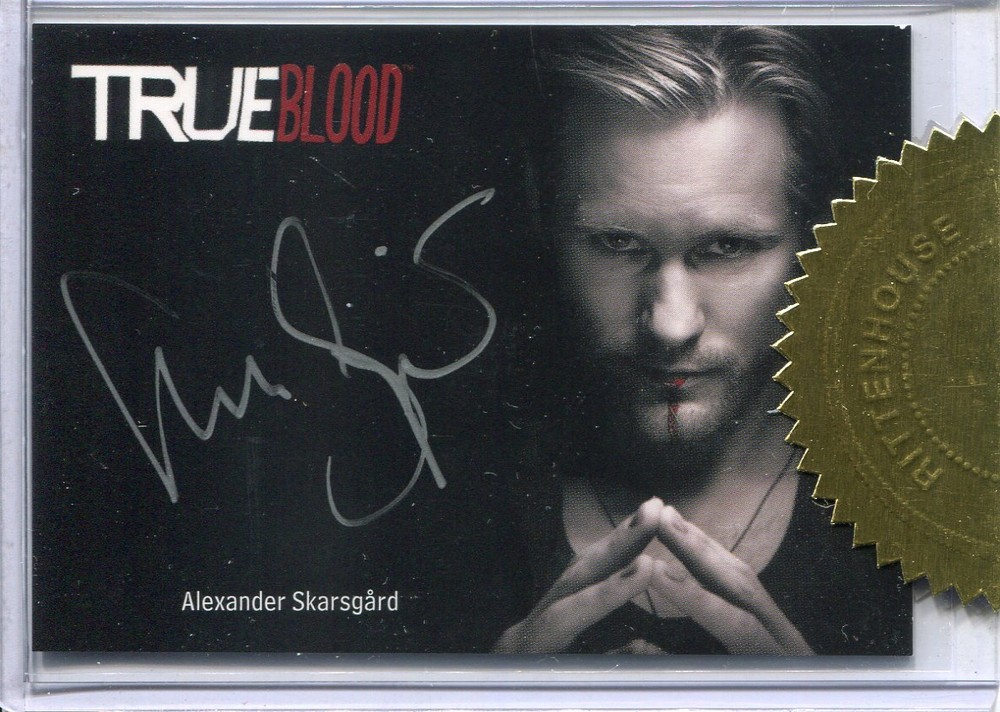 True Blood Premiere Edition Alexander Skarsgard Autograph Dealer Incentive Card  
