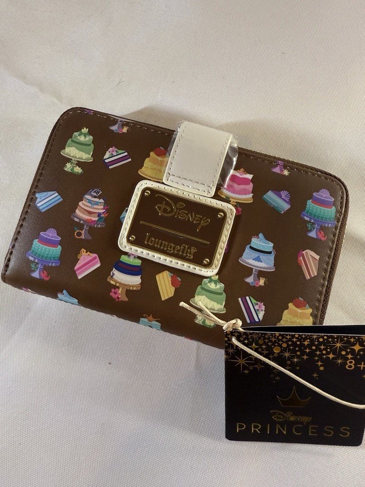 Loungefly Disney Princess Cakes Zip Around Wallet