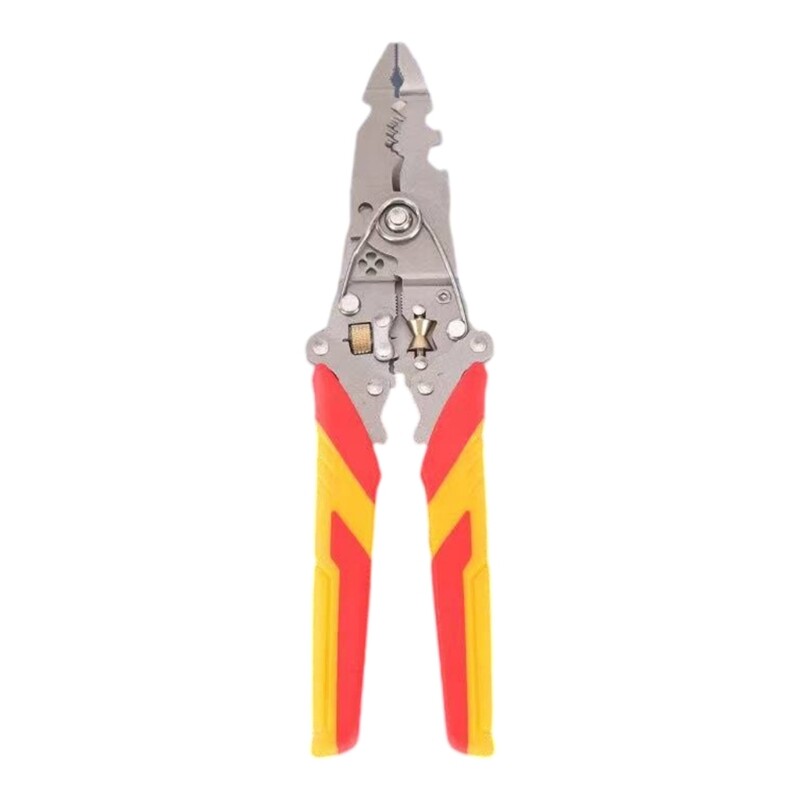 15-in-1 Foldable Wire Stripper Crimper Cutter Pliers Multi-Tool