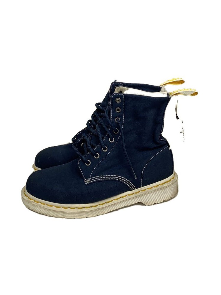 Dr. Martens Lace-Up Boots/Us9/Nvy/Canvas/Aw006 535