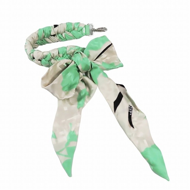 RARE FENDI Mini Strap You Bag Ribbon in Green Greige 5JBA4 for Women