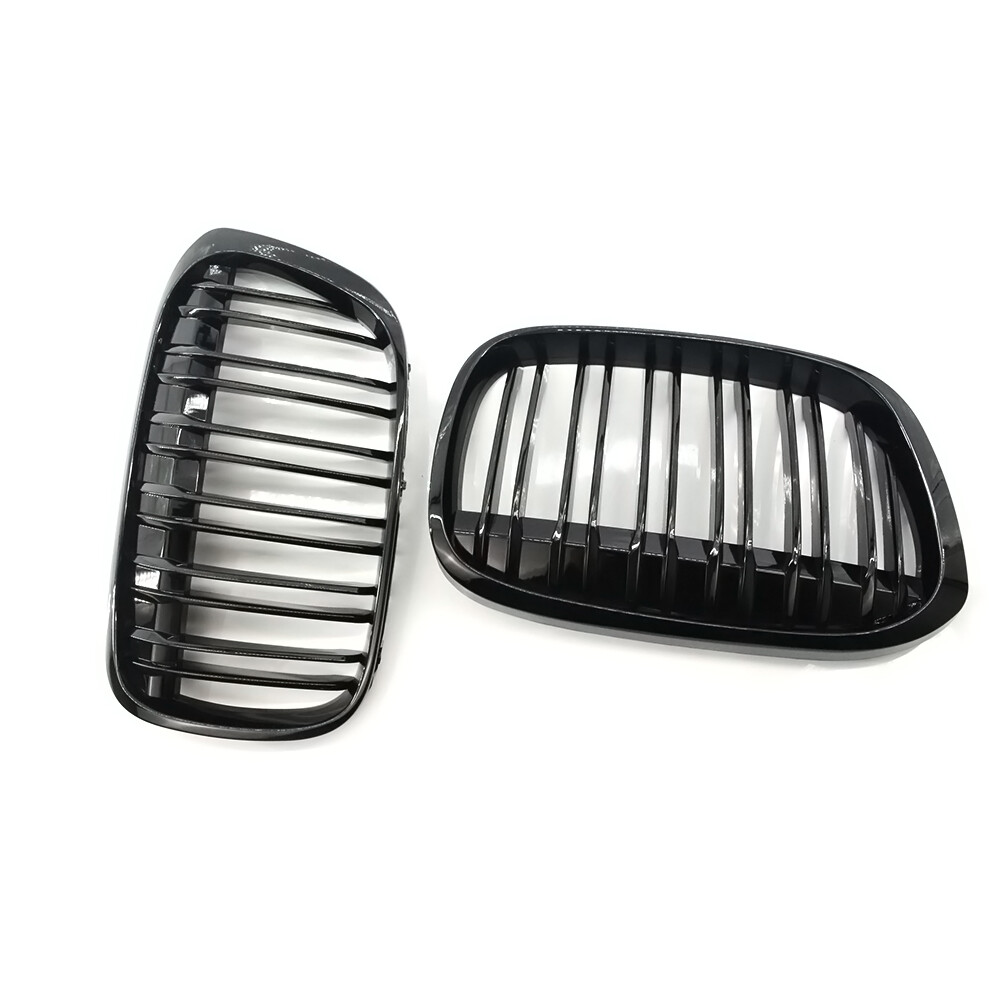Shiny Twin Slat Car Front Grille Fit for BMW F48 F49 X1 2016-17