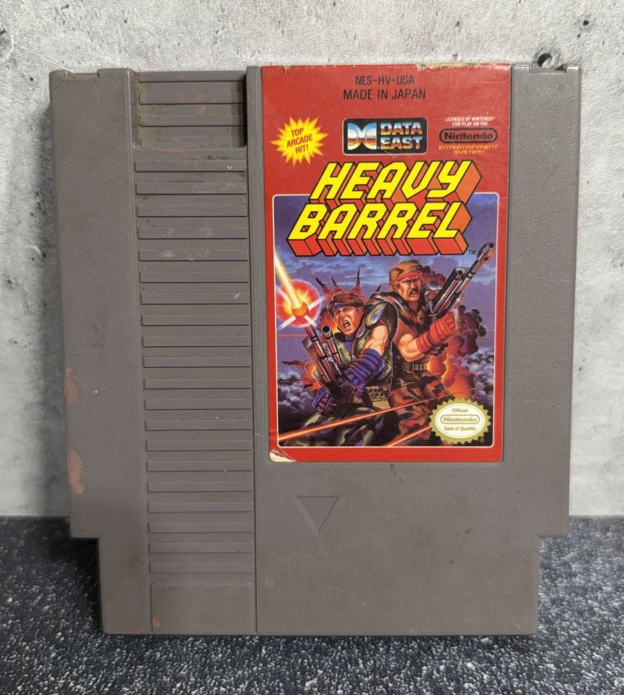 Nintendo NES - Heavy Barrel - UNTESTED - Cartridge Only