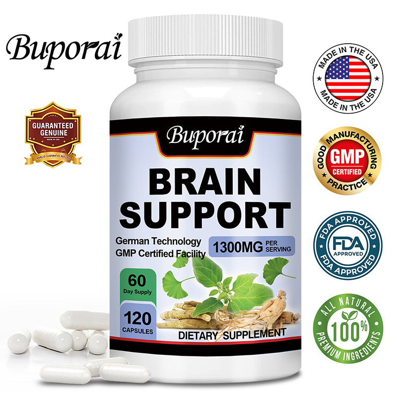 Brain Support Capsules - Brain and Nervous System Health, Support Mental Focus