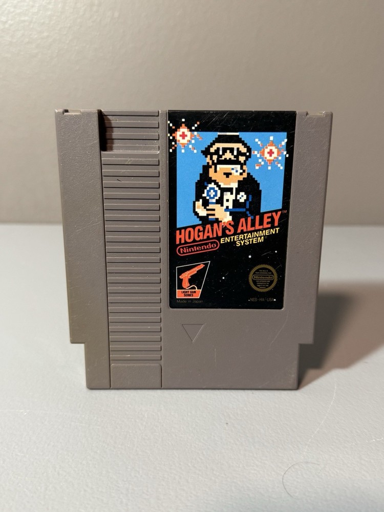 Hogan's Alley NES Cartridge Tested Working Nintendo Entertainment System