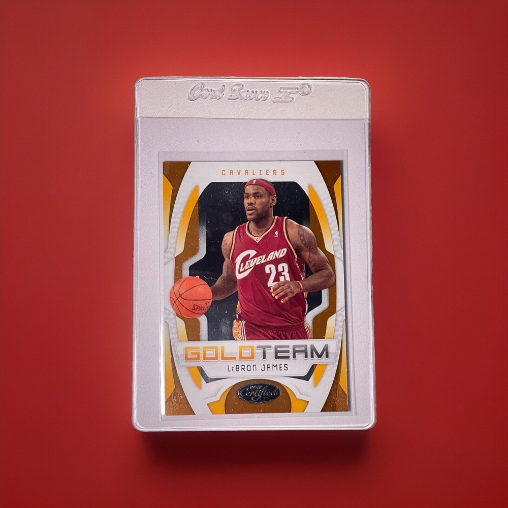 Lebron James 2010 Panini Certified Gold Team SP /500 Cavs