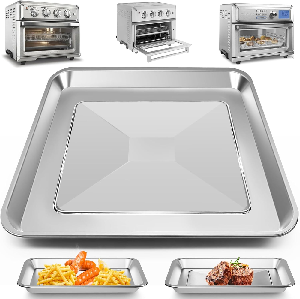 Cuisinart TOA-60/65/70 Compatible 12.2x11 Stainless Steel Air Fryer Basket