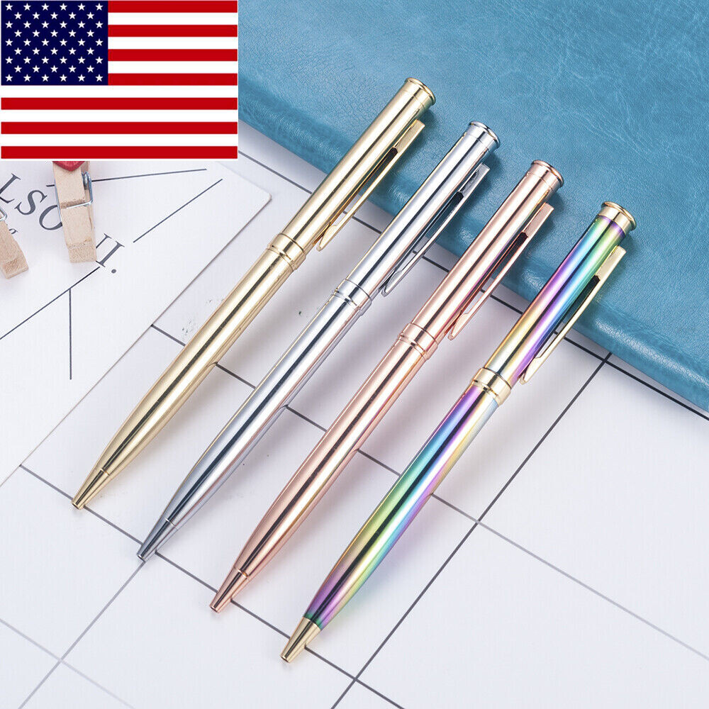Luxury Color Metal Ballpoint Pen And School Stationery Writing Gift Office Metal