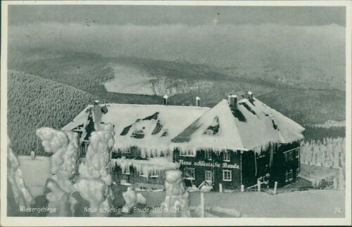Postcard Giant Mountains new Silesian building (No.988)