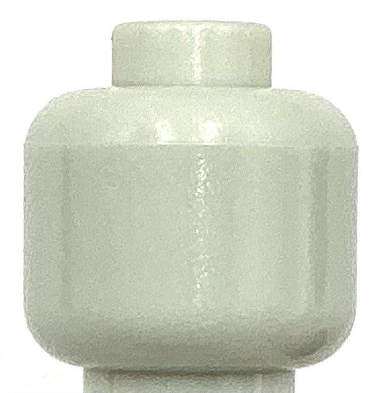 Lego New Glow In Dark White Minifigure Head Plane Part