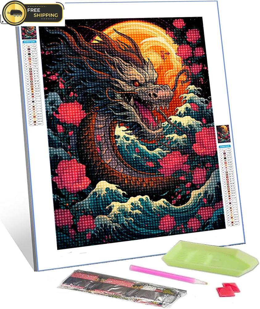 Painting Kits for Diamond Art for Adults, 5D Diamond with Painting for beginner