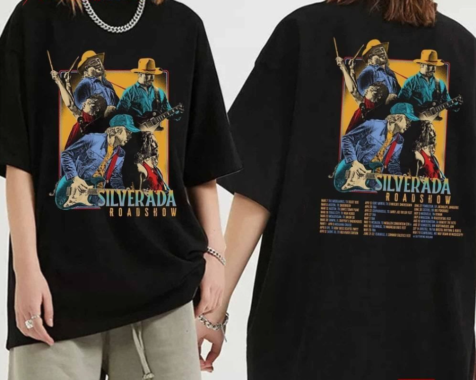 Silverada Band Shirtt Roadshow 2024 Tour Concert Classiccs shirt