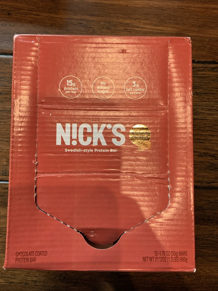 Nick's Protein Bars Chocolate Caramel | 15g protein | (READ DESCRIPTION)