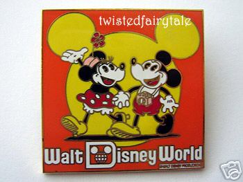 Disney JTT Time Traveler Retro Mickey and Minnie Pin Limited Edition