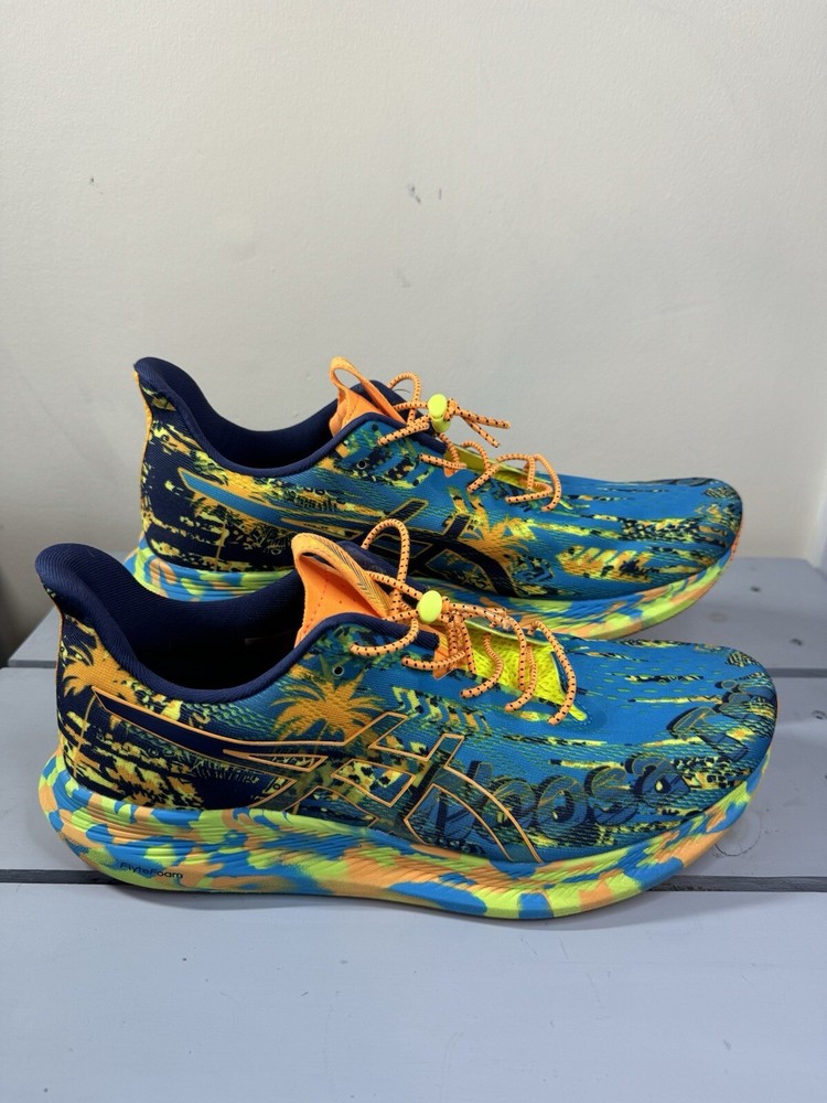 Size 10.5 Mens- ASICS Noosa Tri 14 Tropical - Island Blue