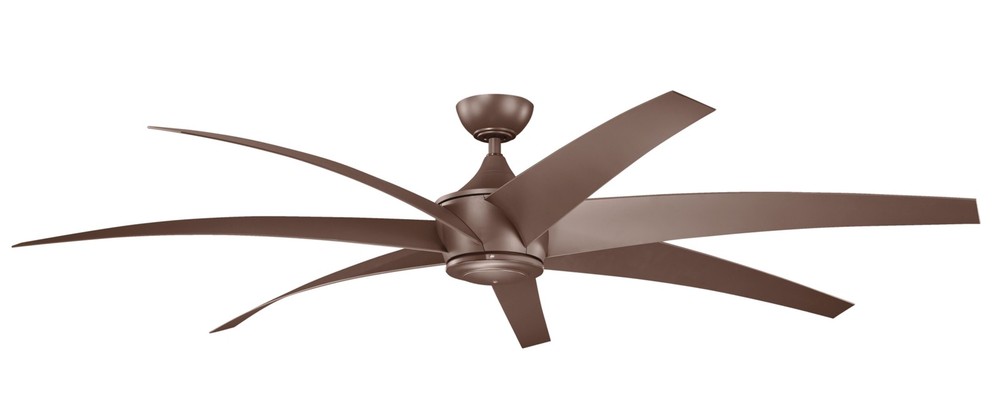 Kichler 310115 Lehr 80 Inch Indoor Outdoor Ceiling Fan in Coffee Mocha Finish