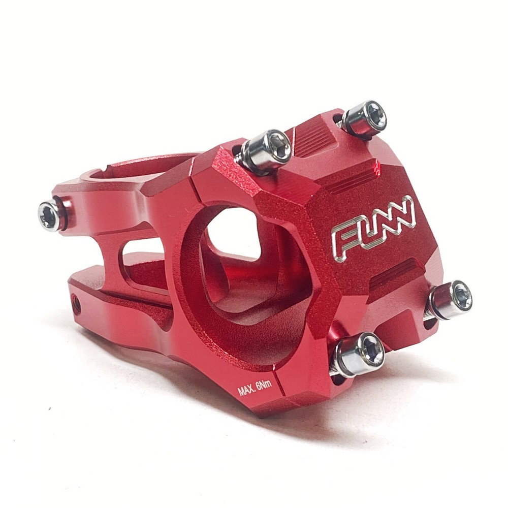 Funn Strippa EVO MTB Stem, Bar Clamp 35mm (Length 45mm, Red)- Clearance Sale-image