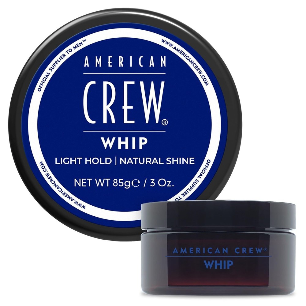 American Crew Mens Whip Styling Cream Light Hold & Natural Shine 3 oz