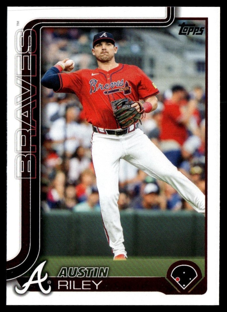 2025 Topps Series 1 Austin Riley Atlanta Braves Card #54 MLB Baseball