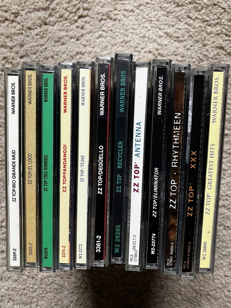 ZZ Top Lot of 12 CDs