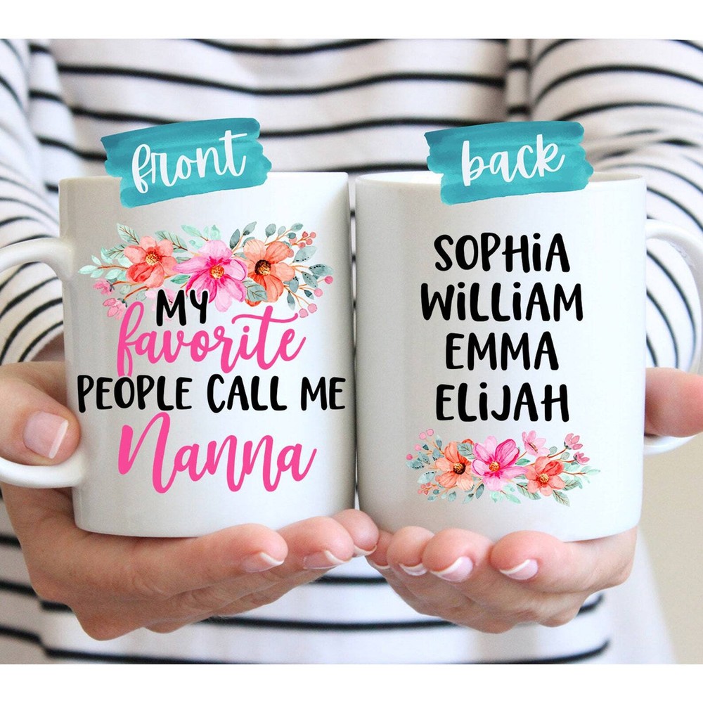 Nanna Personalized Mug Gift For Nanna Nanna Gift For Mother's Day Nanna Birthday