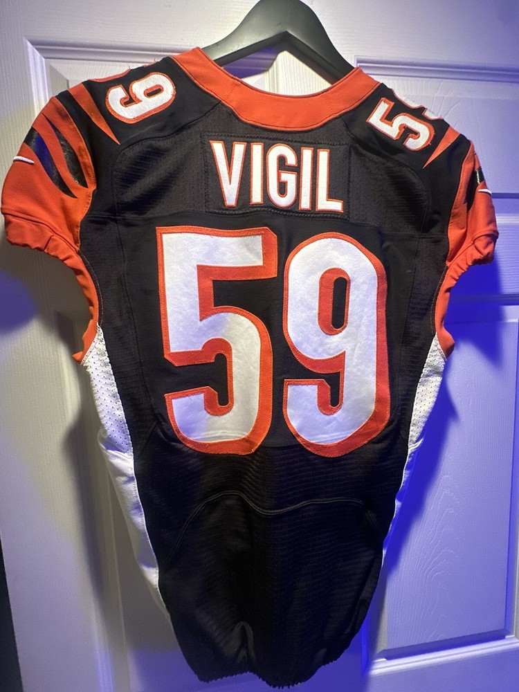 Nick Vigil  cincinnati bengals game worn jersey