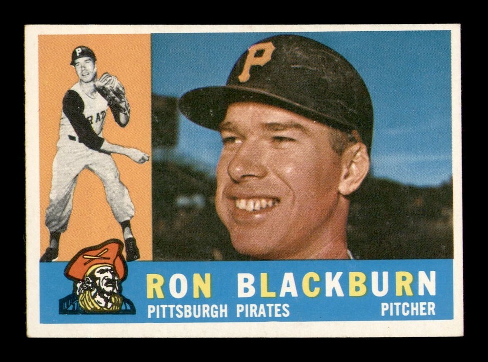 1960 Topps #209 Ron Blackburn NM Baseball Card