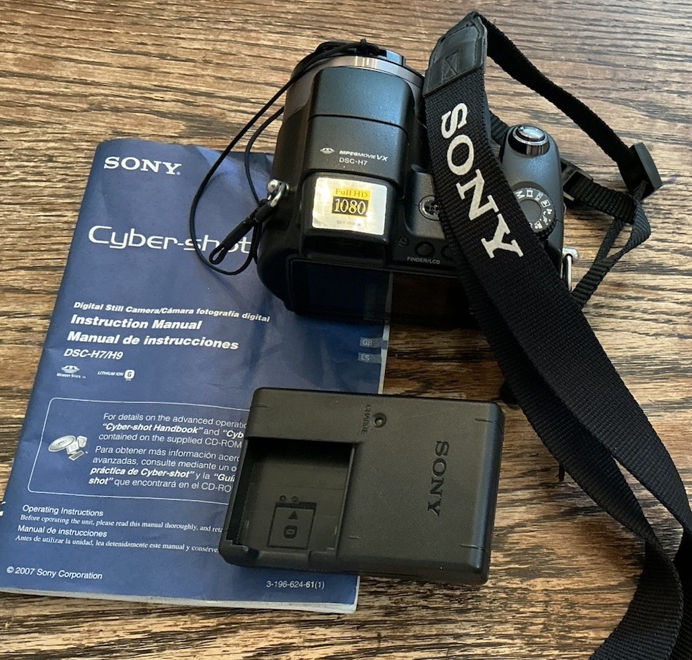 Sony Cyber-shot 8.1MP Digital Camera with Battery Charger and Memory Stick-image