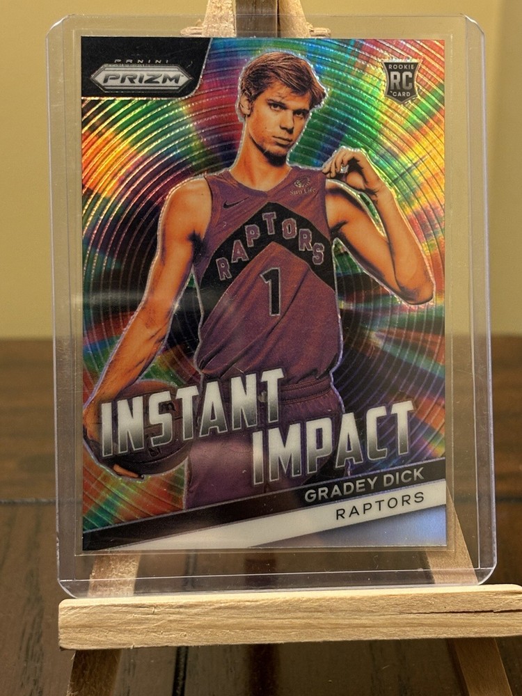2023-24 Panini Prizm #20 Gradey Dick Instant Impact RC Raptors