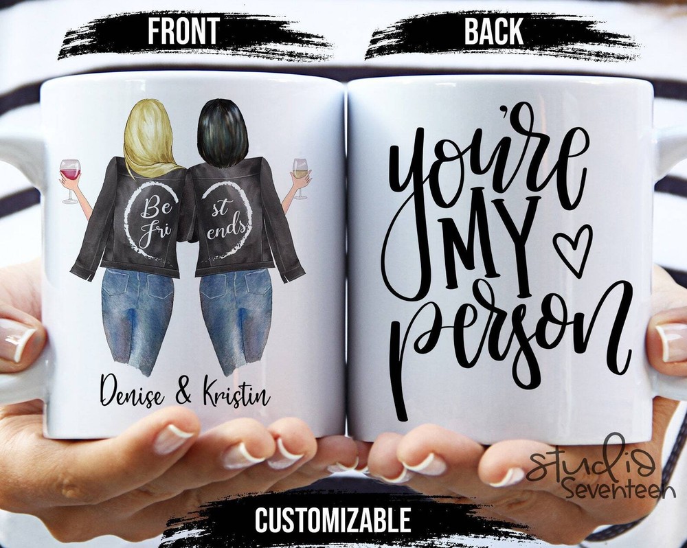 Custom Best Friend Mug for Unbiological Sisters Soulmates