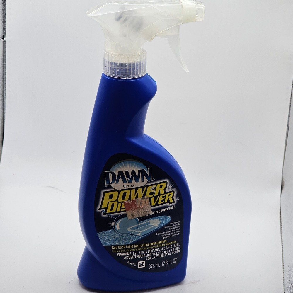 Dawn Power Dissolver No Scrubbing 12.8 Fl Oz Discontinued 2013 NOS 378 ML
