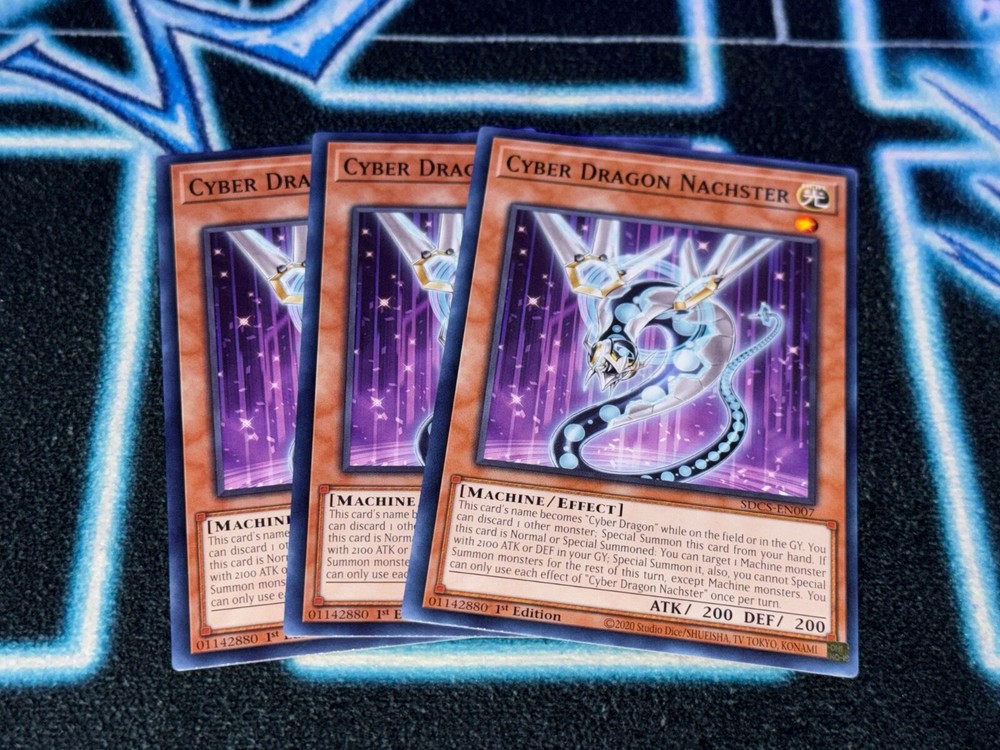 Cyber Dragon Nachster x3 SDCS Common Card