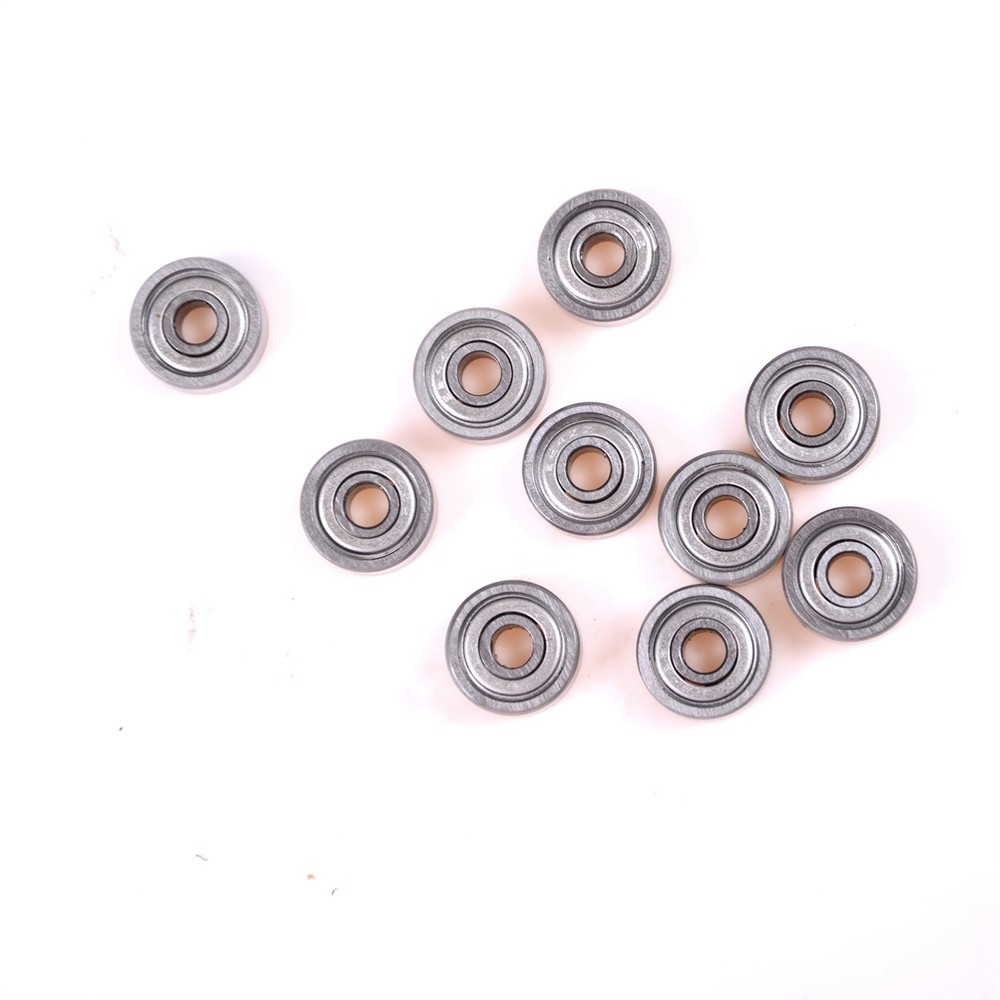 10Pcs/set Metal 606ZZ Miniature Deep Groove Shielded Ball Bearings 6*17*6.h^a