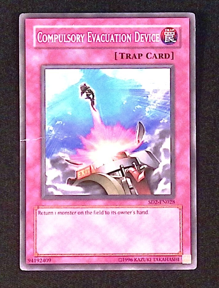Compulsory Evacuation Device YuGiOh Structure Deck: Zombie Madness Trap Common