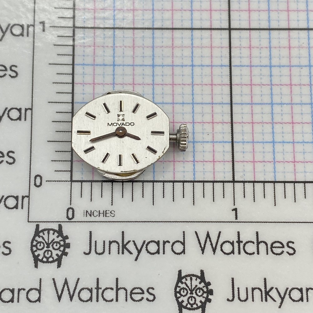 Vintage Movado Zenith Ladies Watch Parts Swiss 17 Jewels Movement Repair Spares