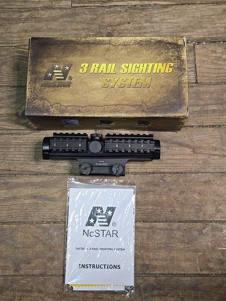 NcSTART 4X32 3RS Scope 3 Rail Sighting System P4 Sniper Reticle SC3RSM432B