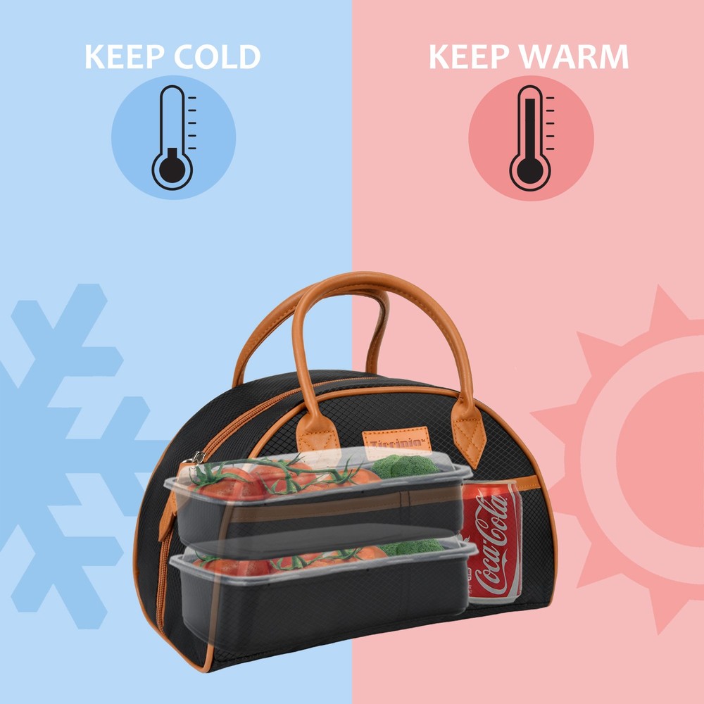 Insulated Lunch Bag Cooler Tote for Work Picnic Women Men Kids