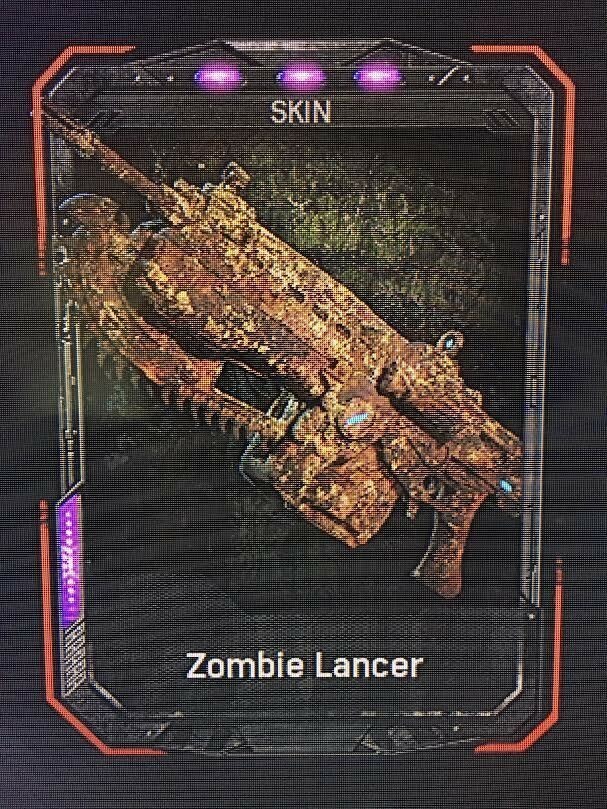 Gears of War 4 Lancer Weapon Battle Zombies Dismember Enemies