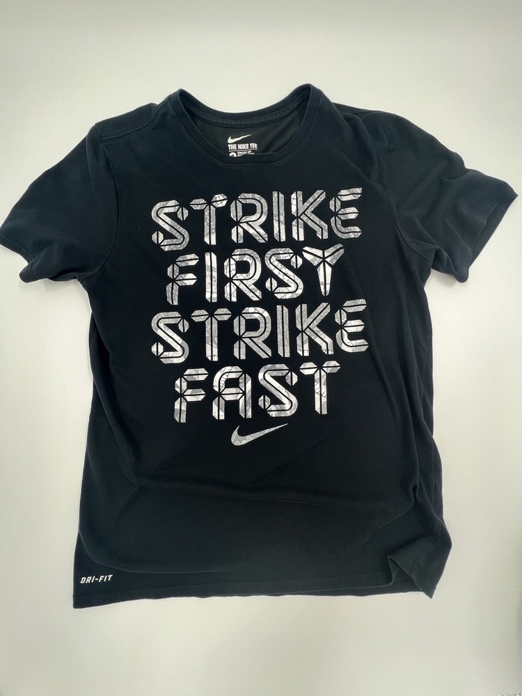 Nike Kobe Bryant Strike First Strike Fast Shirt Size Medium Dri Fit Lakers