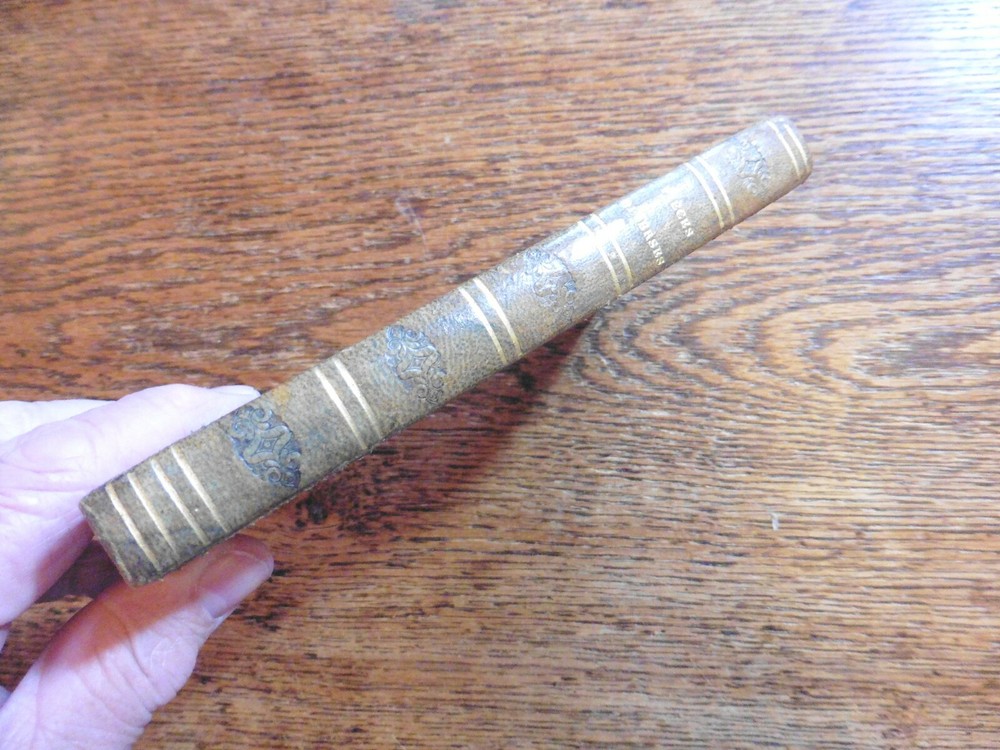 George Cruikshank Leather-Bound The Comic Almanack 1840 Thackeray 1st Edition