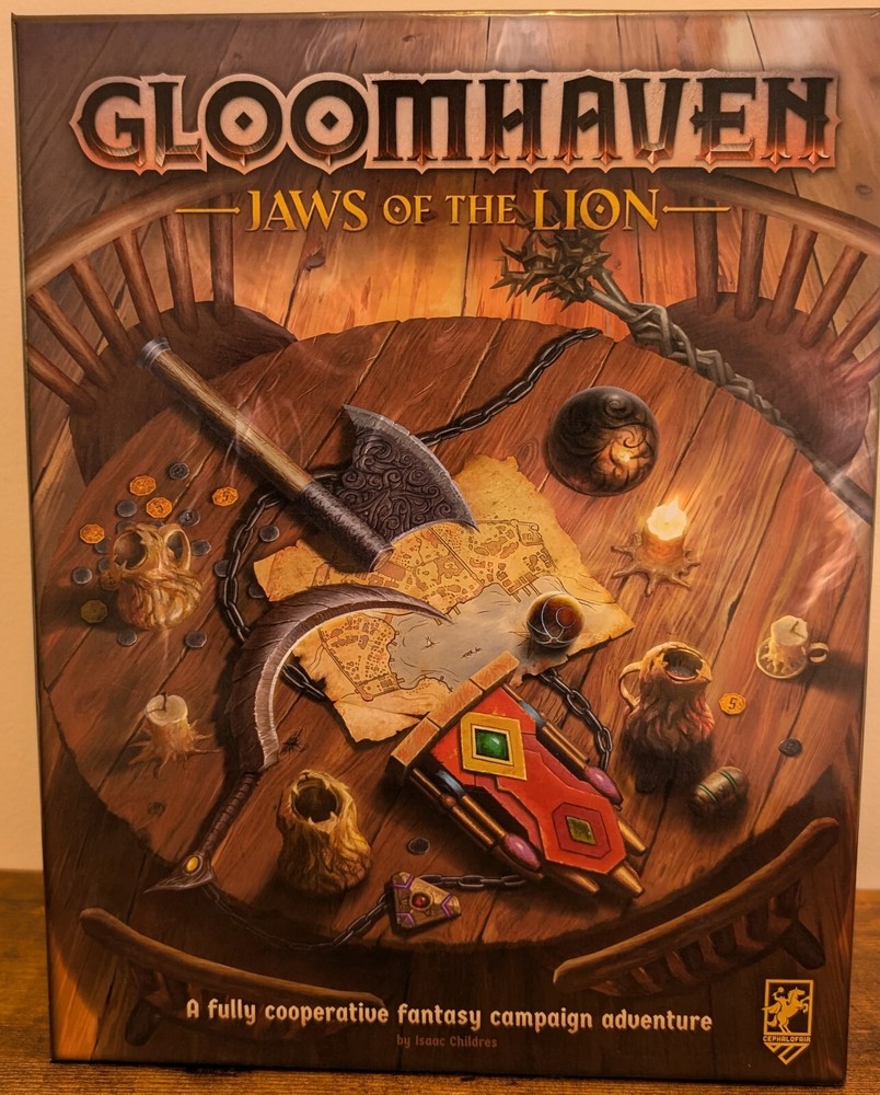 Gloomhaven: Jaws of the Lion Campaign Expansion/Game New Open Box 100% COMPLETE