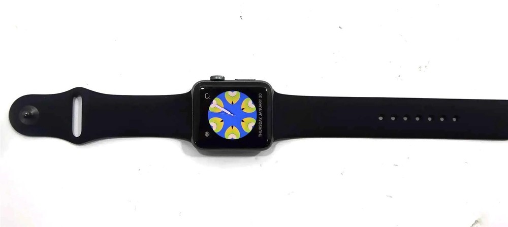 Apple Watch Series 3 GPS + LTE 42mm Aluminum Case - Space Gray A1861 Smartwatch