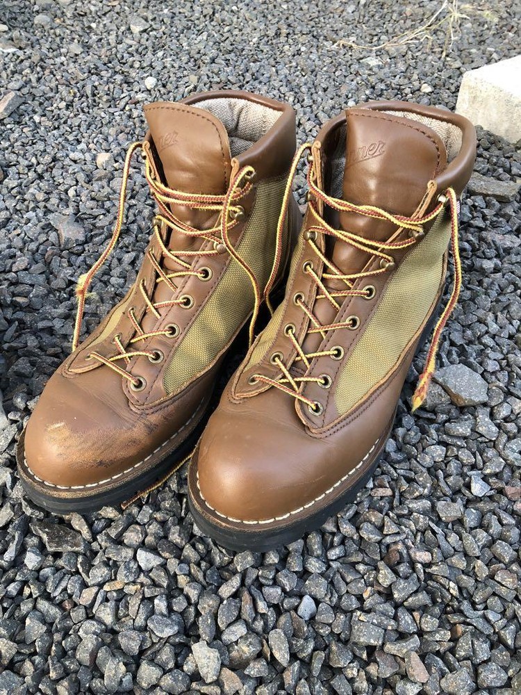 DANNER Lace-Up Boots 30420X Men's Brown Leather GORE-TEX US:9EE