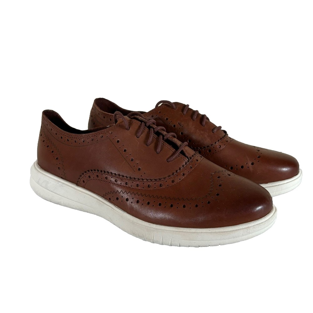 Cole Haan Shoes for Crews Malorie Wingtip Oxford Leather Size 9.5B Slipguard