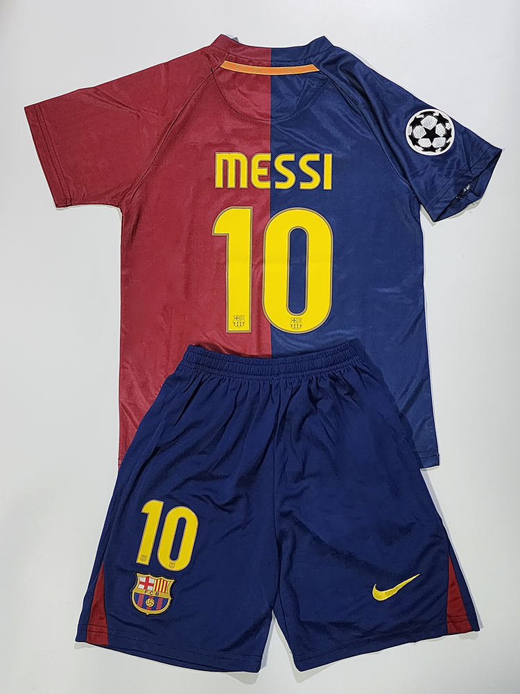 New #10 2008/2009 UCL Champions Final Jersey Home Retro Shirt And Shorts