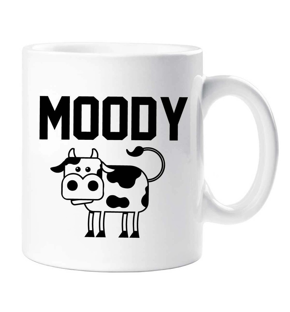 Moody Cow Mug Gift for Daughter Birthday Present Cute Moody Moo Friend
