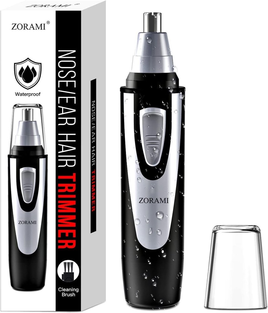 Ear and Nose Hair Trimmer Clipper - 2025 Professional Painless Eyebrow Black